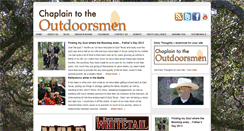 Desktop Screenshot of chaplaintotheoutdoorsmen.com